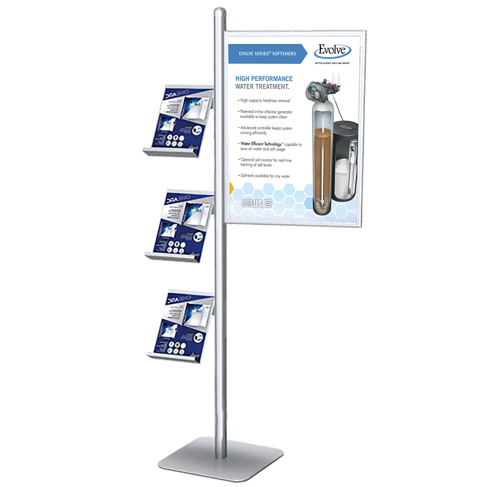 Softeners Sign Post Literature Holder-image